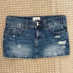 BDG Medium Wash Denim Skirt